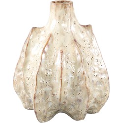 PTMD Jordana Cream organic shaped ceramic bottle pot L