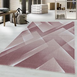 Tapijtenloods Pera Design Laagpolig Vloerkleed Roze- 200x290 CM