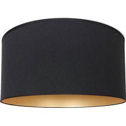 Mexlite - kap - Shade - zwart - linnen - Ø 40cm - E27 - K7976SS