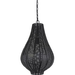 Light&living Hanglamp Ø29x48,5 cm MICHA mat zwart