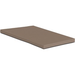 Harris&Darwin Taupe Percaline Katoenen Topper Hoeslaken 140x200cm