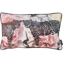 Jacquard Velvet Leopard | 30 x 50 cm | Kussenhoes | Velvet/Polyester