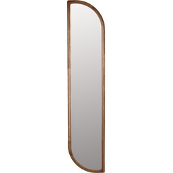 Spiegel organish -  Bruin Rubberhout - 26x2,5x120cm