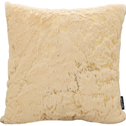 Sierkussen Marble Furry Beige | 45 x 45 cm | Polyester