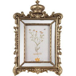 Clayre & Eef Fotolijst Goudkleurig Polyresin