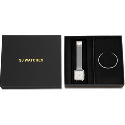 LW Collection SJ WATCHES Geschenkset Masqat Horloge 28.5mm + Armbandje