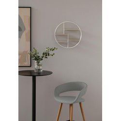 Barstoel Lichtgrijs Stof - Zithoogte 65,5cm - Gudvik - Set van 2