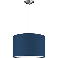 hanglamp tube deluxe bling Ø 35 cm - blauw