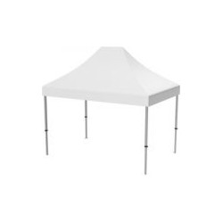 Opvouwbare Partytent 2×3 meter ALU frame zonder zijwanden in Wit
