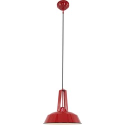 Industriële Hanglamp Eden Rood