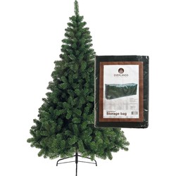 Bellatio Decorations kerstboom 180 cm met opbergzak - Kunstkerstboom