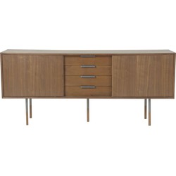 Buffet en Massief Hout 2 Deuren en 4 Laden - L200 x H81cm - Alturas