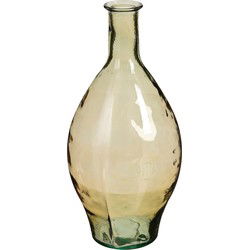 Mica Decorations Vaas Kyara - 28x28x60 cm - Gerecycled glas - Beige