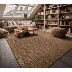 Binnen en Buitenkleed Veniro - Coffee Bruin - 80x80 cm