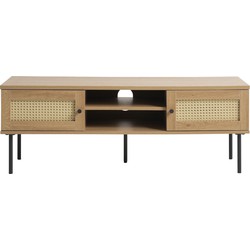 Tv-meubel Pensacola Eiken Melamine - Giga Living