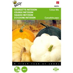 5 stuks - Patisson Courgette Colour mix Tuinplus