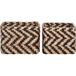 MUST Living Basket MUST Living square, set of 2,21xØ25 cm | 22xØ30 cm