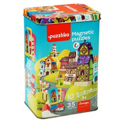 Puzzlika Puzzlika Magnetische puzzel ""Huizen""