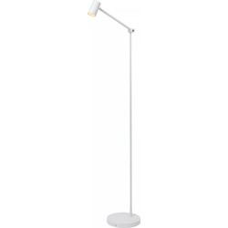 Oplaadbare witte staande lamp met touch snoerloos LED 3 stap dimbaar