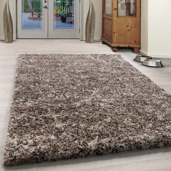 Tapijtenloods Rainbow Soft Shaggy Hoogpolig Vloerkleed Beige- 60x110 CM