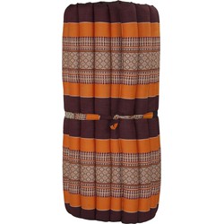 Fine Asianliving Thaise Mat Oprolbaar Matras 200x77x4.5cm Bordeaux