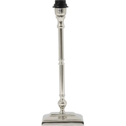 Light & Living - tafellamp - Purna - zilver - metaal - losse armatuur - E27 - 8148419