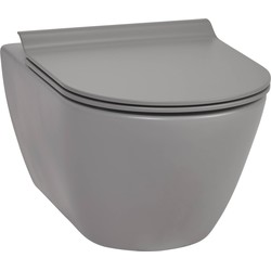 Ben Segno hangtoilet Xtra glaze+ Free flush beton grijs