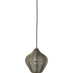Light & Living - Hanglamp ALVARO - Ø20x22cm - Brons