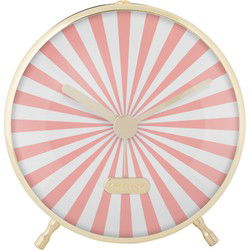 Wekker Candy Swirl - Roze - 12.5x3.7x12.5cm