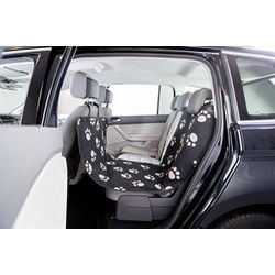 TRIXIE AUTODEKEN NYLON / FLEECE ZWART / BEIGE 145X65 CM