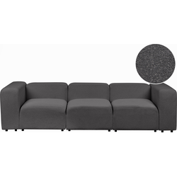 Beliani FALSTERBO - Modulaire Sofa-Grijs-Bouclé