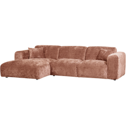 WOOOD Cloud Chaise Longue Bank Links - Chenille - Terra - 80x280x165