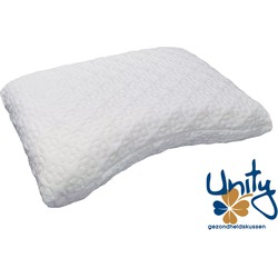 Mahoton Hoofdkussen Unity Gezondheidskussen Medium 14 cm - incl. 2 stuks molton kussenslopen