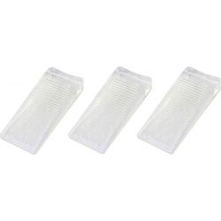 Benson Deurwig - 3x - rubber - 21 mm - stopper - transparant - Deurstoppers