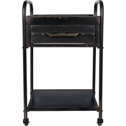 Housecraft Living Vigo Trolley/ Bijzettafeltje Zwart