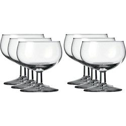 Royal Leerdam Likeurcoupe/borrelglazen - 6x stuks - 110 ml - Likeurglazen