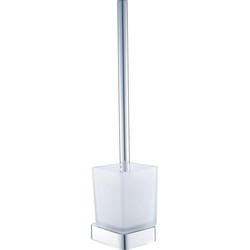 Luzzo® Piazzo Messing Toiletborstel met wand houder - chroom