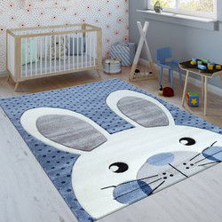 Laagpolig Vloerkleed - Diamesa - Modern - Blauw - 160x230 cm