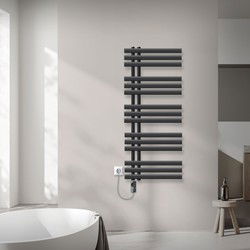 Design badkamer radiator Ijzer EM 500x1200 mm antraciet LuxeBath