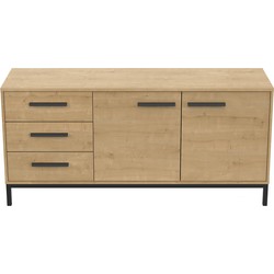 Buffet Craft 2 deuren 3 laden eikenhouten decor - L153 cm