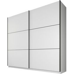 Meubella - Kledingkast Samantha - Wit - 217 cm