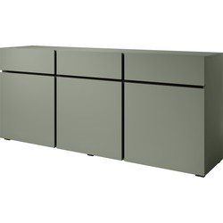 Meubella Dressoir Cainan - Groen - 180 cm