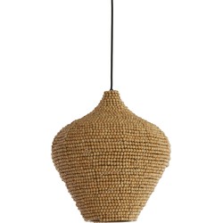 Light&living Hanglamp Ø36x41 cm KALENGA kralen naturel