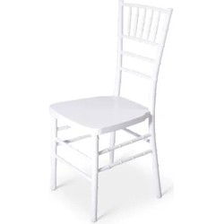 Stapelstoel Chiavari kunststof Wit