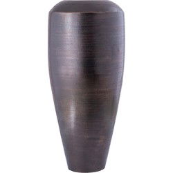 PTMD Bloempot Micheal - 35x35x85 cm - Aluminium - Koper