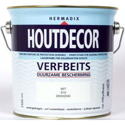 Houtdecor 619 wit 2500 ml