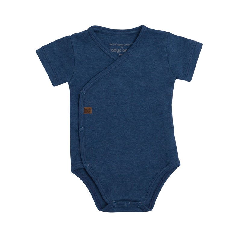 Baby's Only Rompertje Melange - Jeans - 68 - 100% ecologisch katoen - 