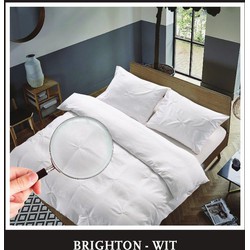 Luna Hotel Home Collection - Dekbedovertrek - Brighton - Wit