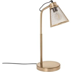 Riverdale Tafellamp Mesh goud 55 cm