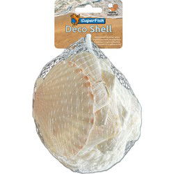 Deco schelp coquille wit 200 gram Superfish